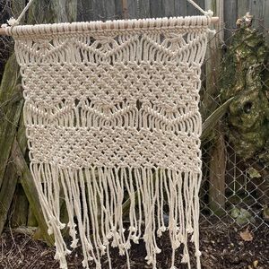 X-Large Hanging Macrame Banner